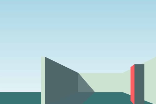 Shadows by a wall minimal backgroun vector